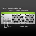 Qoltec Hybrydowy inwerter solarny Off-Grid 3500W | 100A | 24V | MPPT | BMS | opcja Wi-fi | Sinus | Power factor 1.0