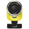 Genius kamera web Full HD QCam 6000, 1920x1080, USB 2.0, żółta, Windows 7 a vyšší, FULL HD, 30 FPS