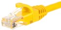 NETRACK RJ45 - RJ45 UTP 0.5 m Żółty 0.5 Patchcord