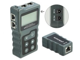 Tester kabli DeLOCK 63110 LCD RJ45/PoE/DC
