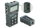 Tester kabli DeLOCK 63110 LCD RJ45/PoE/DC