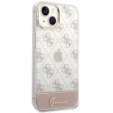 Guess GUHCP14MHG4MHP iPhone 14 Plus 6,7" różowy/pink hardcase 4G Pattern Script