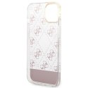 Guess GUHCP14MHG4MHP iPhone 14 Plus 6,7" różowy/pink hardcase 4G Pattern Script