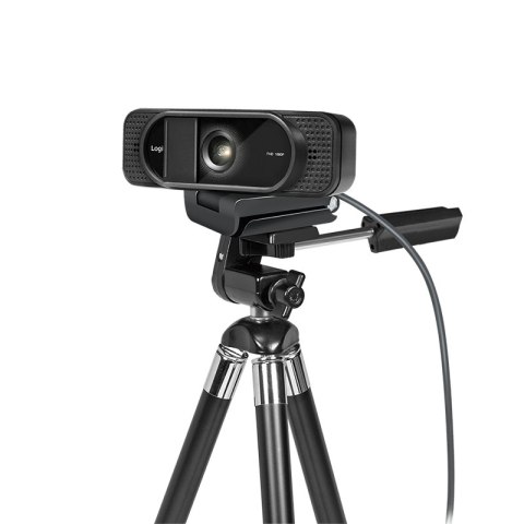LogiLink UA0381 kamera internetowa 1920 x 1080 px USB 2.0 Czarny