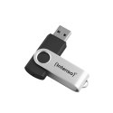 Intenso USB 256GB OFFICE LINE 3.2 Gen1 Silver-Black pamięć USB USB Typu-A 3.2 Gen 1 (3.1 Gen 1) Czarny, Srebrny