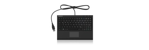 KeySonic ACK-3410 (DE) klawiatura Biuro USB QWERTZ Niemiecki Czarny