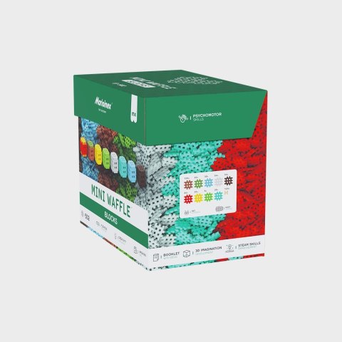 Klocki konstrukcyjne Marioinex Mini Waffle, 502 elementy