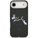 Etui Karl Lagerfeld IML Choupettes Karl Script Logo MagSafe do iPhone Air czarny