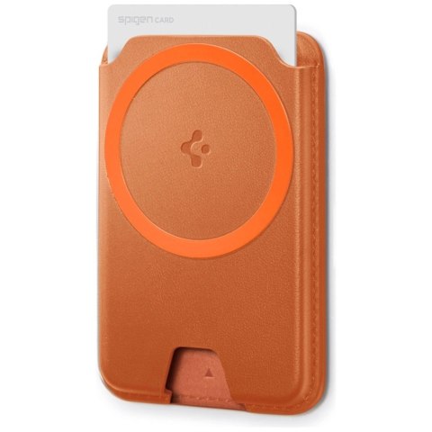 Magnetyczny portfel Spigen Valentinus MagFit+ MagSafe pomarańczowy