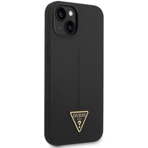 Guess GUHCP14MSLTGK iPhone 14 Plus 6,7" czarny/black hardcase Silicone Triangle