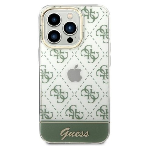 Guess GUHCP14XHG4MHA iPhone 14 Pro Max 6,7" khaki hardcase 4G Pattern Script