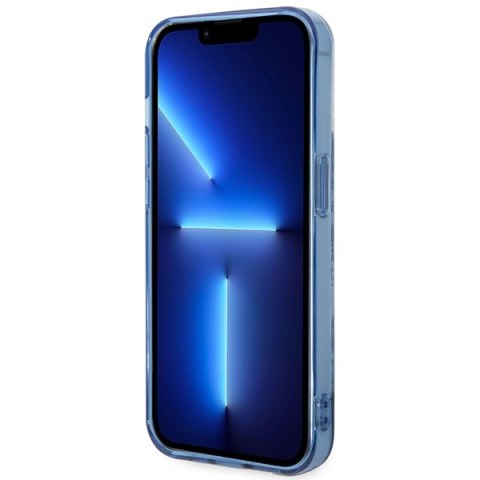 Guess GUHCP14XHGPLHB iPhone 14 Pro Max 6,7" niebieski/blue hardcase Porcelain Collection
