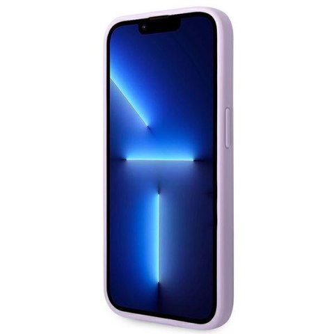 Guess GUHCP14XPSASBPU iPhone 14 Pro Max 6,7" fioletowy/purple Saffiano Strap