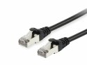 Equip Patchkabel Cat6 S/FTP 2xRJ45 50.00m schwarz LSZH Polybeutel