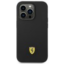 Ferrari FEHCP14XSIBBK iPhone 14 Pro Max 6,7" czarny/black hardcase Silicone Metal Logo