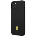 Ferrari FEHCP14MSIBBK iPhone 14 Plus 6,7" czarny/black hardcase Silicone Metal Logo