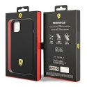 Ferrari FEHCP14MSIBBK iPhone 14 Plus 6,7" czarny/black hardcase Silicone Metal Logo