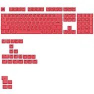 Keycapy Glorious GPBT Basics, ANSI Layout (US), PBT, Dye-Sub - Revive Red
