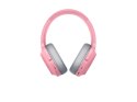 Razer RZ04-03790300-R3M1 słuchawki/zestaw słuchawkowy Bezprzewodowy Opaska na głowę Gaming USB Type-C Bluetooth Szary, Różowy