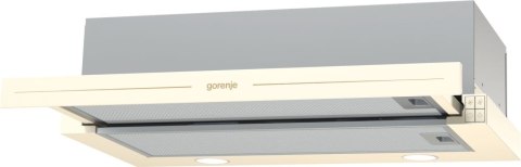 Okap teleskopowy GORENJE BHP62CLI 60 cm | sterowanie dotykowe | LED | kremowy