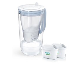Dzbanek filtrujący Brita Glass+2 wkłady MaxtraPro PP (niebieski; 2,5l)