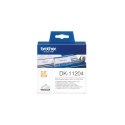 Brother | DK-11204 | Etykiety uniwersalne | Termiczne | Czarne na białym | 17 x 54 mm