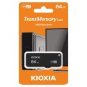 Kioxia USB flash disk, USB 3.0, 64GB, Yamabiko U365, Yamabiko U365, czarny, LU365K064GG4