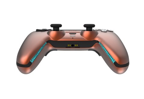 Deltaco Gaming GAM-199-ORANGECOPPER kontroler gier Pomarańczowy, Brąz Bluetooth/USB Gamepad PlayStation 5, PC, Android, iOS