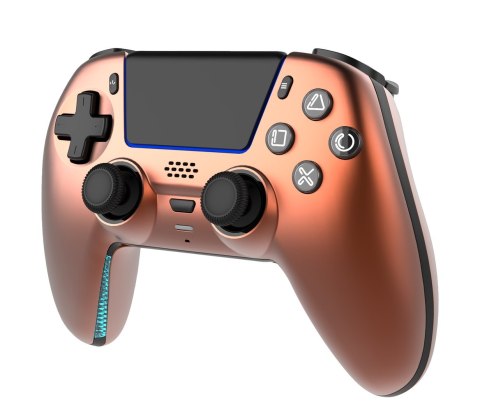 Deltaco Gaming GAM-199-ORANGECOPPER kontroler gier Pomarańczowy, Brąz Bluetooth/USB Gamepad PlayStation 5, PC, Android, iOS