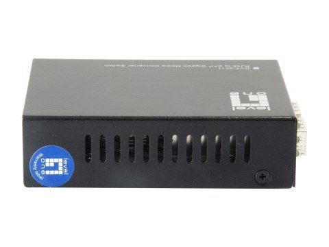 LevelOne GVT-2011 - Media konwerter - GigE - 10Base-T, 100Base-TX, 1000Base-T, 1000Base-X - RJ-45 / SFP (mini-GBIC)