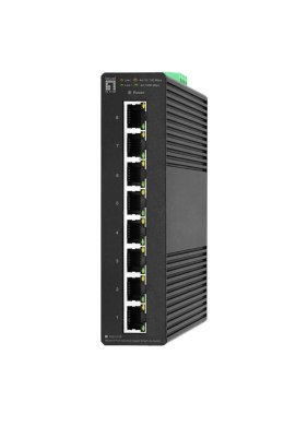 Przełącznik LevelOne Hilbt Industrial GB/SL 8-portowy IP30+DIN 1Gbps