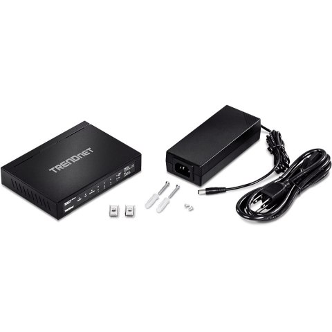 TRENDnet Switch 6 Port Gbit PoE+ 65W Metall