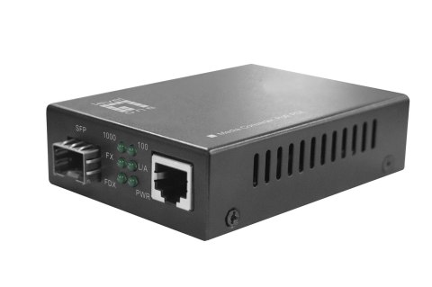 LevelOne GB Konwerter RJ45->SFP 1Gbps PoE PSE 30W