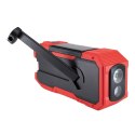 Albrecht DR 112 DAB+ Zewnętrzna korba Radio FM, SOS, Latarka, Solar, PowerBank
