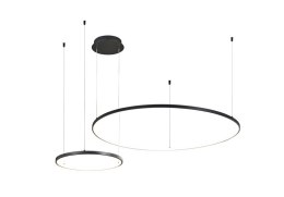 Lampa wisząca LED SIBIU 2023193-2-BK 2x okrągła 4000K czarna
