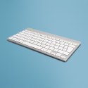 R-Go Tools Ergonomiczna R-Go Compact Break klawiatura, z oprogramowaniem do robienia przerw, QWERTZ (DE), przewodowa, biała