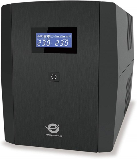 Zasilacz UPS CONCEPTRONIC ZEUS USV 1200VA 720W 6xIEC Socket HID,LAN,USB