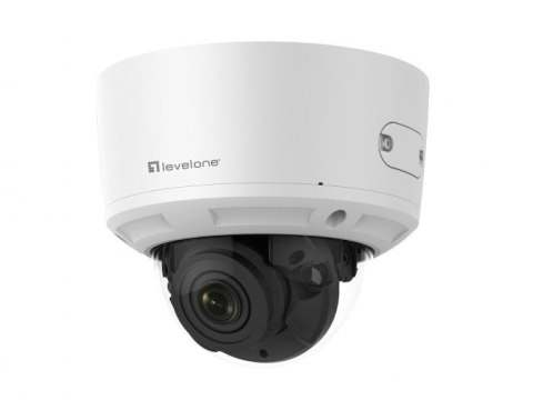Kamera IP LevelOne IPCam 4xZ Dome Out 8MP/H.265/IR/ 13W/PoE/IP67