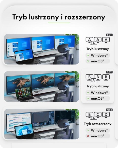ICY BOX IB-AD1030-C USB 3.2 Gen 2 (3.1 Gen 2) Type-C 10000 Mbit/s Czarny