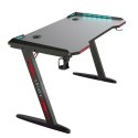 Biurko gamingowe Raptor GT100 120x60cm RGB czarne