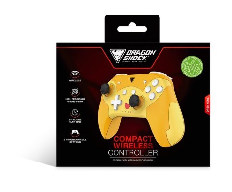 Dragonshock PopTop Compact Pomarańczowy, Czerwony, Żółty Bluetooth Gamepad Nintendo Switch