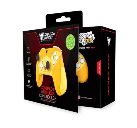 Dragonshock PopTop Compact Pomarańczowy, Czerwony, Żółty Bluetooth Gamepad Nintendo Switch