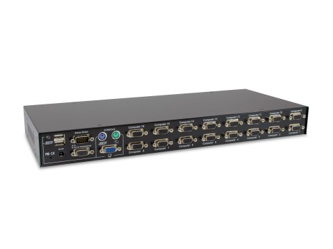 Przełącznik KVM PS/2-USB VGA (16-portowy)
