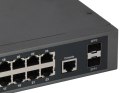 Przełącznik LevelOne WebSmart/GB PoE+ 26-portowy 19" 370W 1Gbps