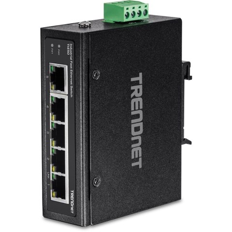 TRENDnet Industrie Switch 5 Port Fast Ethernet L2 DIN-Rail