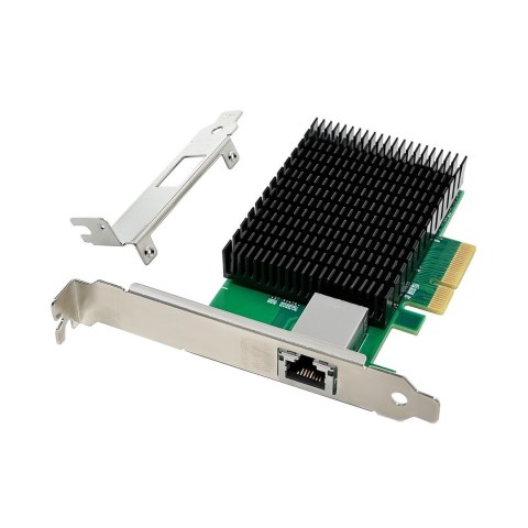 Karta sieciowa LevelOne GB PCIe4x 1xRJ45 10Gbps zielona