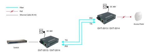 LevelOne GVT-2013 konwerter sieciowy 1000 Mbit/s 850 nm Multifunkcyjny Szary