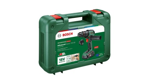 Bosch AdvancedImpact 18V-80 QuickSnap 1950 RPM Zamek centralny 890 g Czarny, Zielony