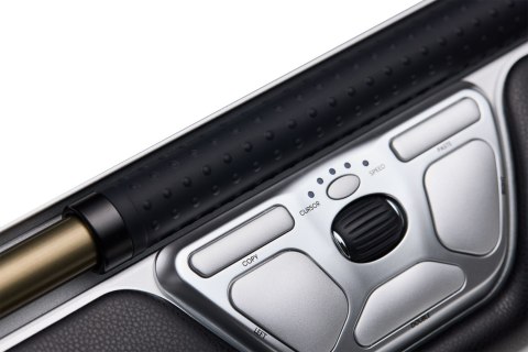 Contour Design RollerMouse Czerwony, przewodowy, USB Type-C, 2800 DPI, srebrny
