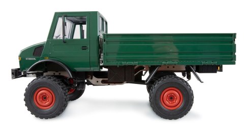 Samochód zdalnie sterowany Amewi Mercedes-Benz Unimog Basic 4WD 1:12 RTR zielony